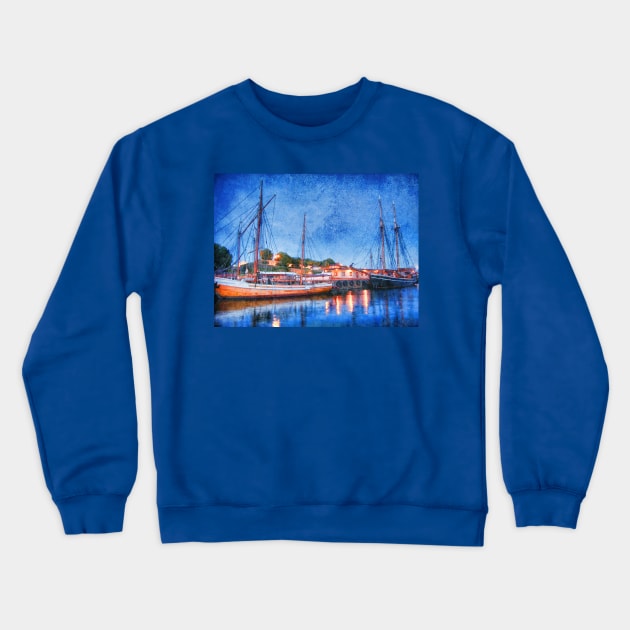 Oslo Harbor. Norway. Crewneck Sweatshirt by vadim19